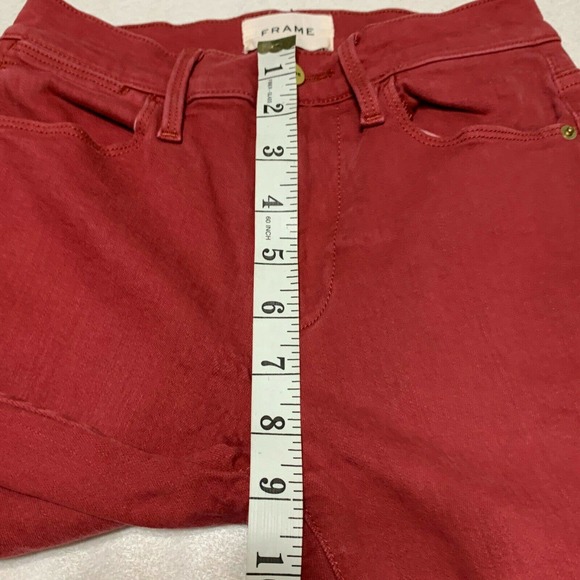 Frame Le High Twisted Seam Skinny Ankle Jeans - Picture 6 of 12